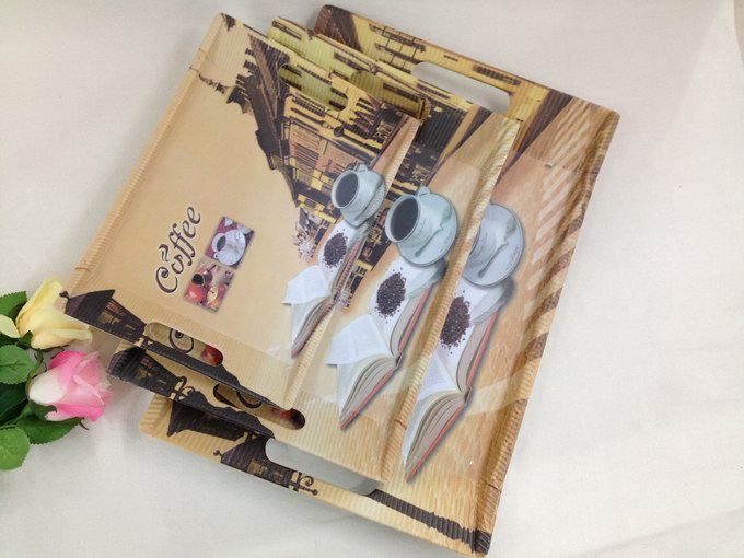 Melamine tray, double-ear tray, melamine frosted tray sjxb