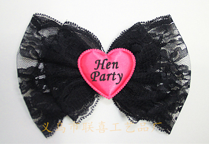 hen party 马口铁胸花 庆典 节日生日派对舞会胸花细节图