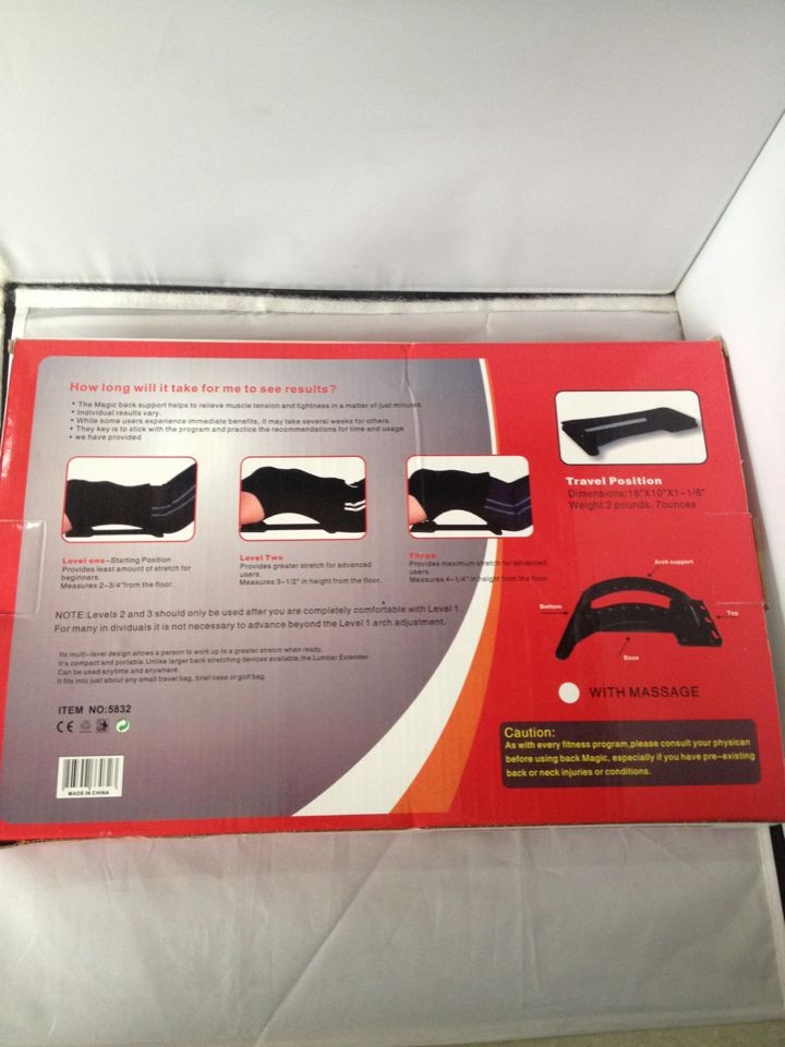 Multifunción backbooster ajustable tres niveles para ajustar la extensión de la espalda details Picture