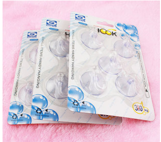 Super Suction 5 Pvc Suction Cup Hook Vacuum Transparent Creative Suction Hook Diameter 4.0Cm
