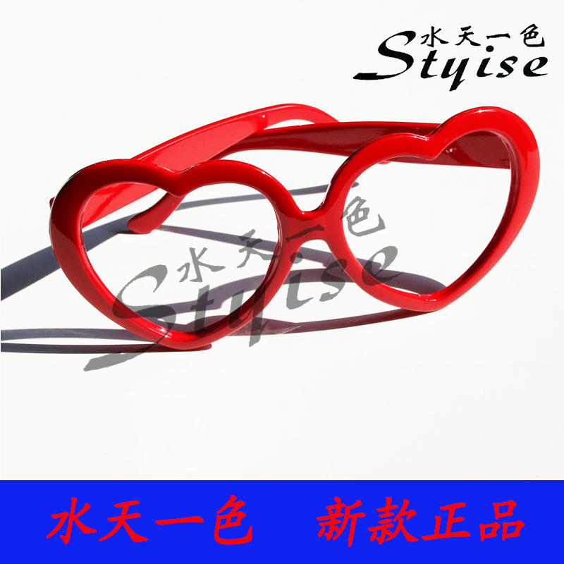 桃心框架眼镜心形镜架无镜片爱心桃心太阳镜013-606详情图2