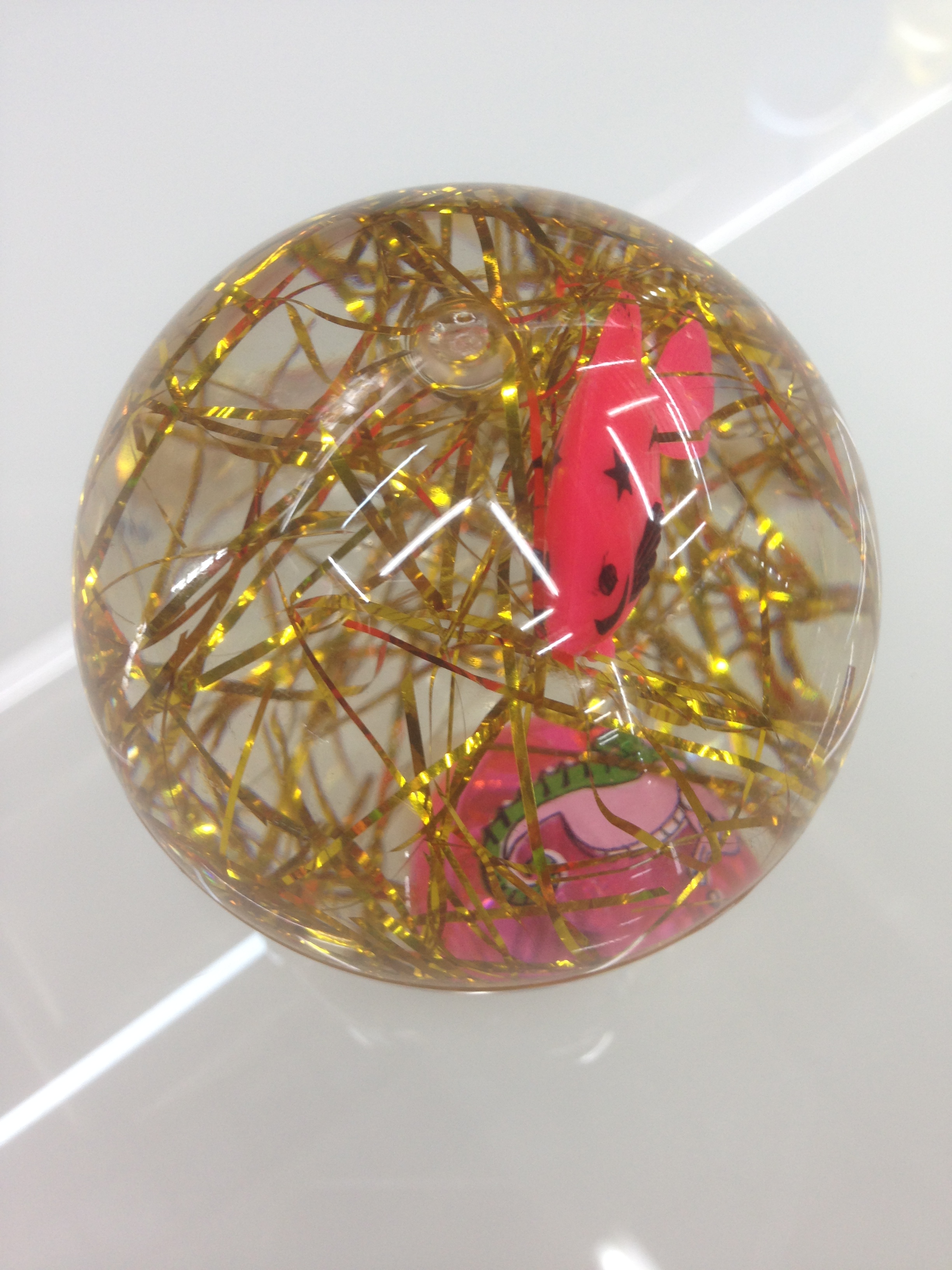 【 Children's Toys 】 Glittering gold thread elastic ball Application Scenario