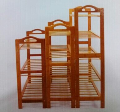60cm楠竹5层靴架 居家用品 鞋架 竹木制品细节图