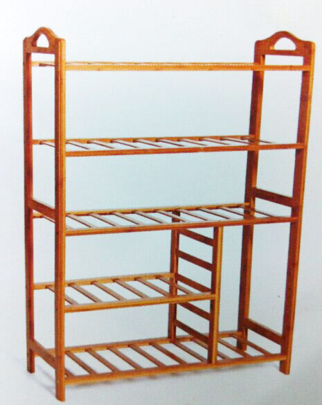 60cm楠竹5层靴架 居家用品 鞋架 竹木制品产品图