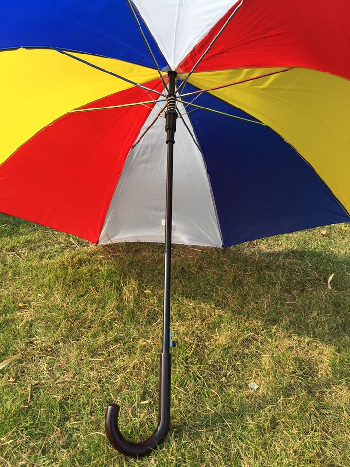 Custom-made 70 cm premium watermelon rind rainbow-colored national flag advertising umbrella for export details Picture