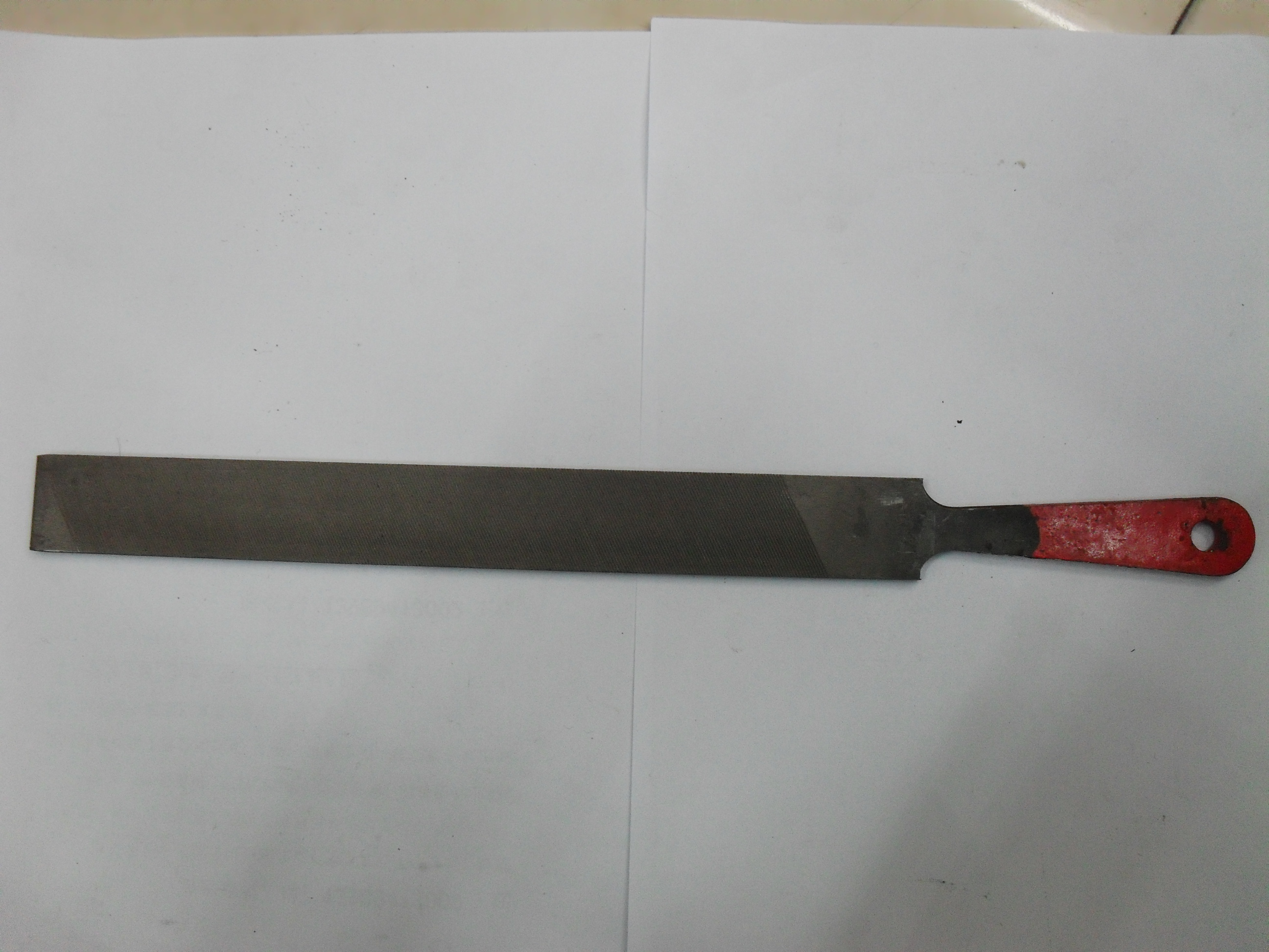 A flush file with a straight handle details Picture