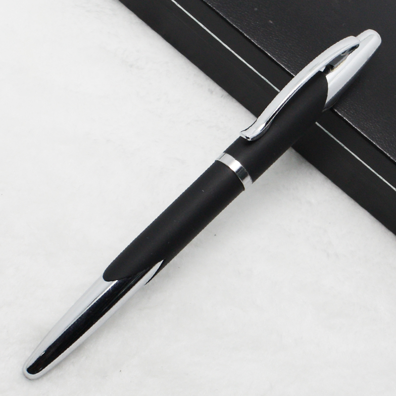 Best-selling promotional metal press ballpoint pens, metal ballpoint pens, hotel advertising pens, gift pens details Picture