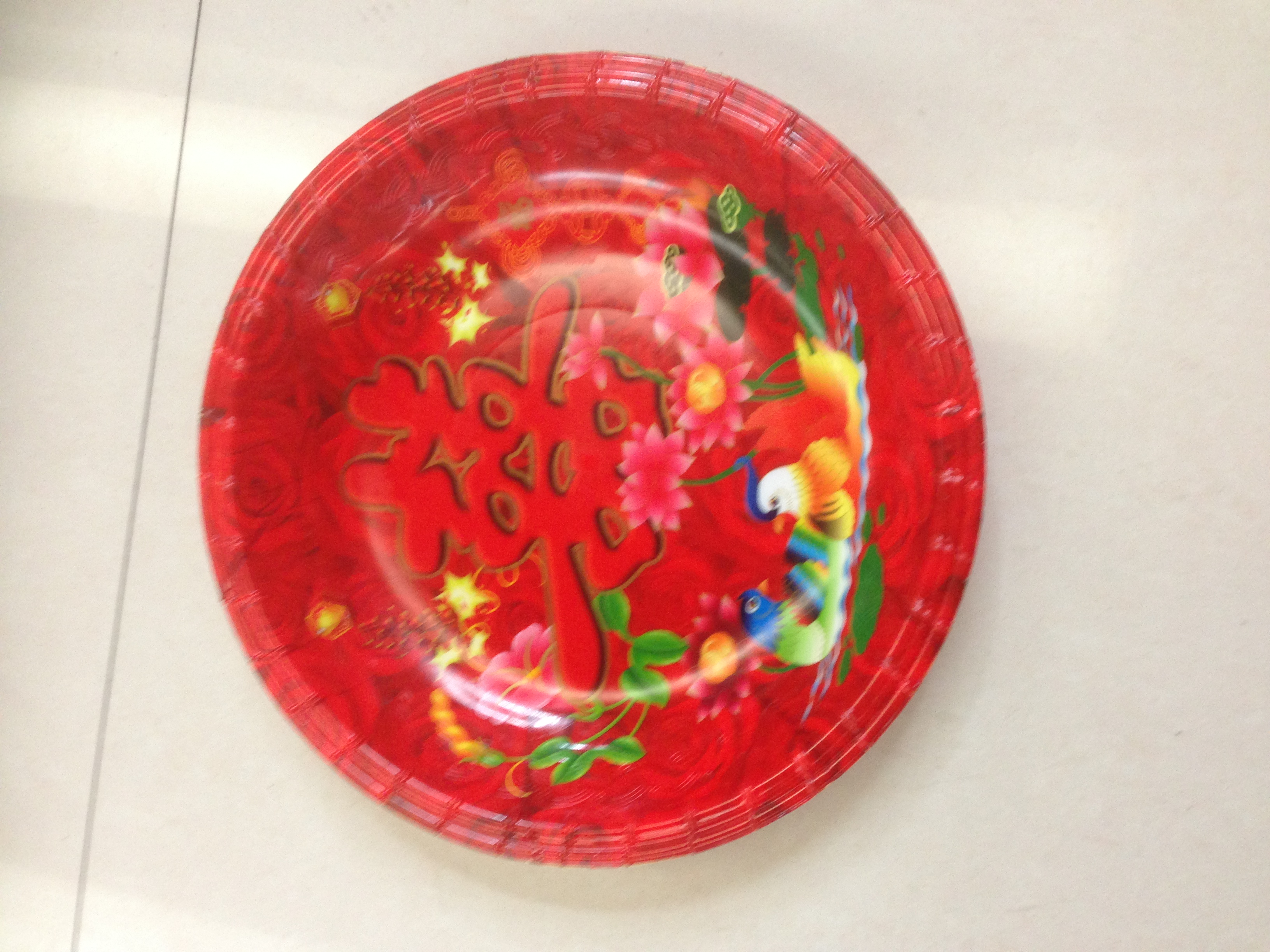 喜庆用品、喜字水果盘、水果盘