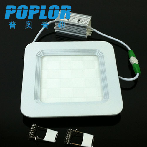 12W new LED ultra-thin 3D panel light LED ultra-thin downlight square three-amp IC constant current