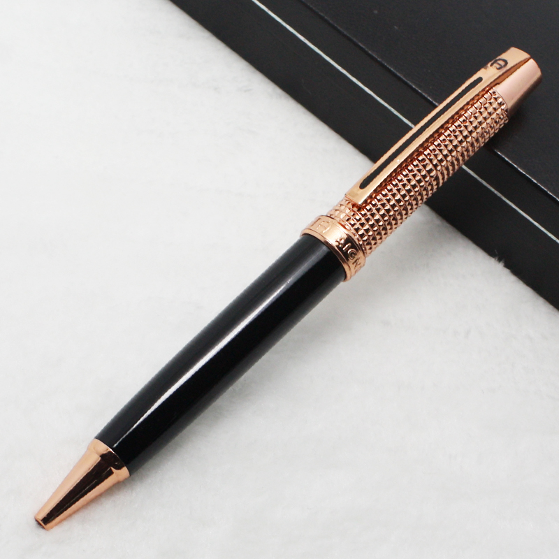 【 Huahao Pen Industry 】 Supplies high-end metal press ballpoint pens, metal pens, business office gift pens Specification image