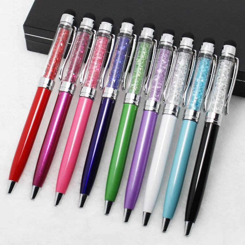 New promotion Exquisite rhinestone pen Gift Crystal pen Metal rhinestone ballpoint pen Metal pen