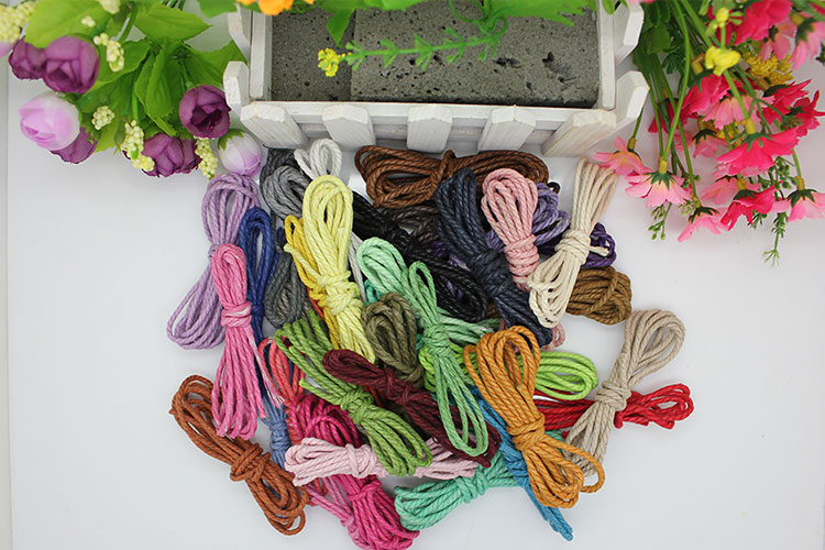 2.0mm three-strand cotton wax rope, wax thread, shoelaces, clothing accessories, ornaments, bracelets Specification image