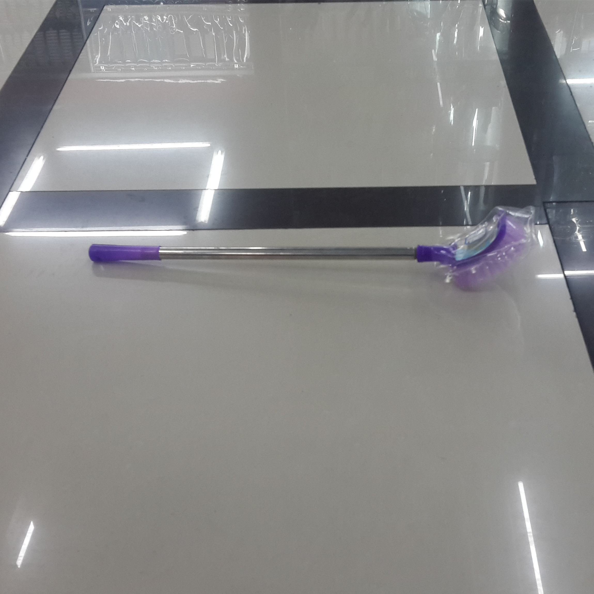 Wholesale plastic toilet brush 915 long square sanitary brush Long handle long square brush