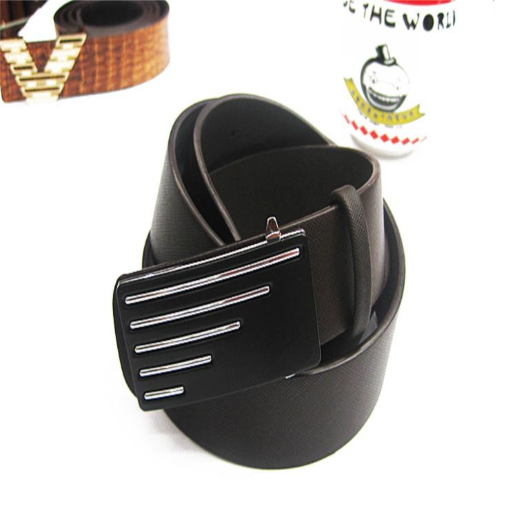 Hot Selling High-End Men's Belt Cowhide Buckle Belt To Add Novel Lines More Fashionable