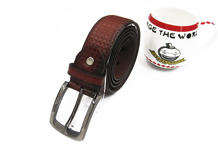 Men's And Women's Authentic Popular Casual Fashion Trend Belt Pu Leather Needle Buckle Men's Belt Specification drawing