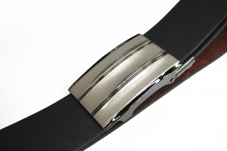 Men's Belt Black Automatic Buckle Belt With Formal Dress Is The Best Choice To Highlight The Charm Of Men Specification drawing