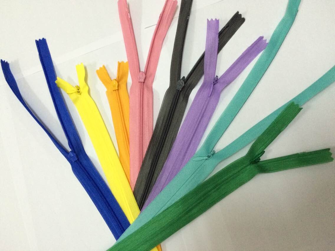 3#隐性拉链 裙子羽绒棉衣 布边隐形 丝边隐形zipper
