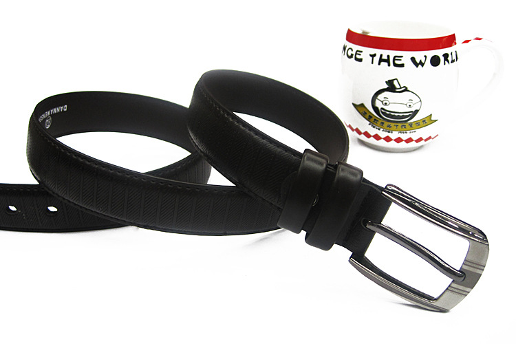 Genuine Leisure Fashion Trimmed Needle Buckle Men's Belt General Leisure Fashion Good Choice details Picture