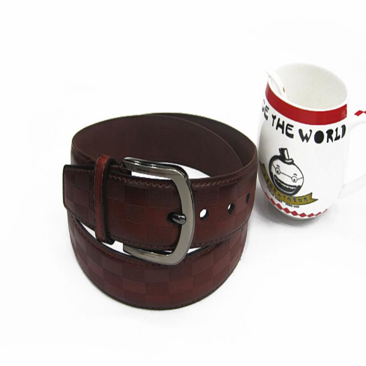 The new trend fashion needle buckle pu leather men's belt with authentic wear at will thumbnail