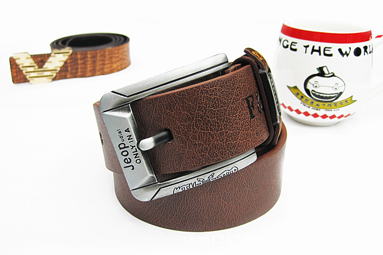 Casual New Hot Pin Buckle Men's Belt Majority Of Men's Best Choice Specification drawing