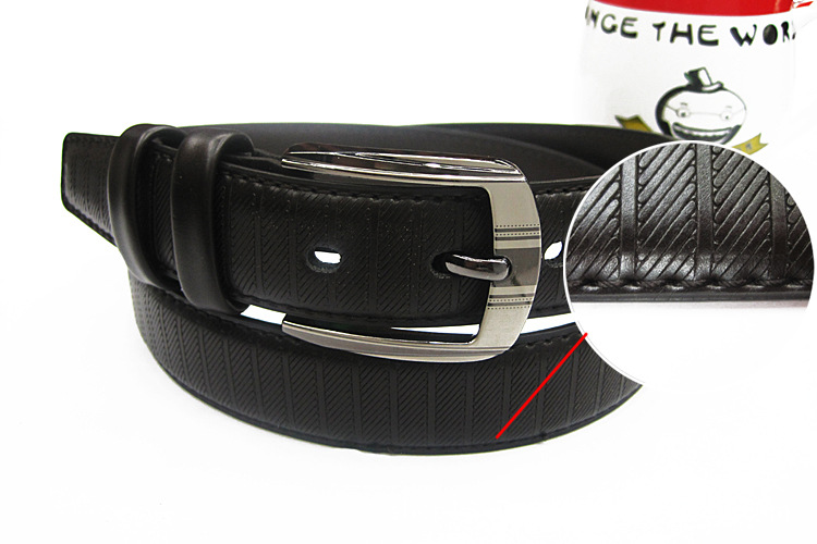 Genuine Leisure Fashion Trimmed Needle Buckle Men's Belt General Leisure Fashion Good Choice Specification drawing
