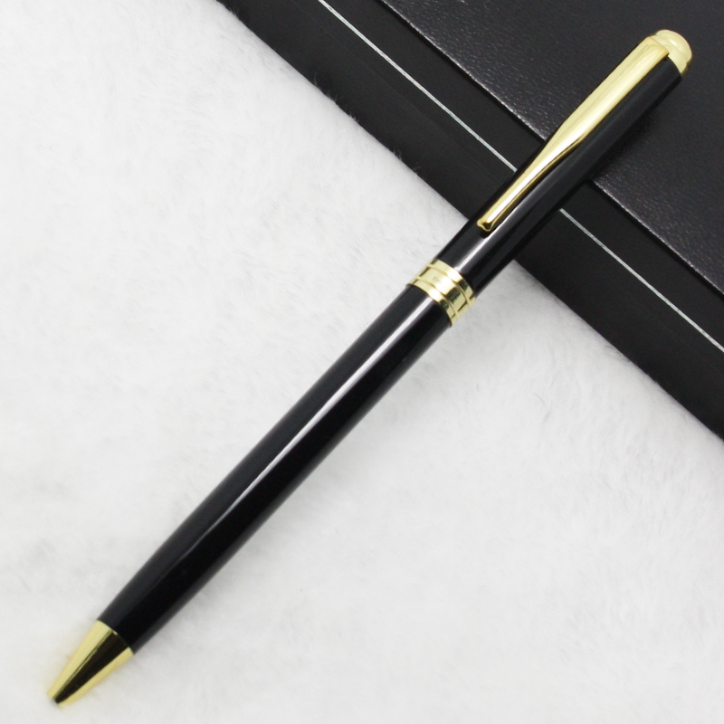 Best-selling promotional metal press ballpoint pens, metal ballpoint pens, hotel advertising pens, gift pens details Picture