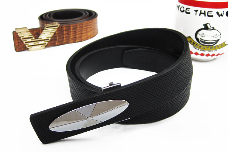 Korean Version Of The Trend Men's Belt High-End Atmosphere Casual Fashion Trend Collocation Choice Specification drawing