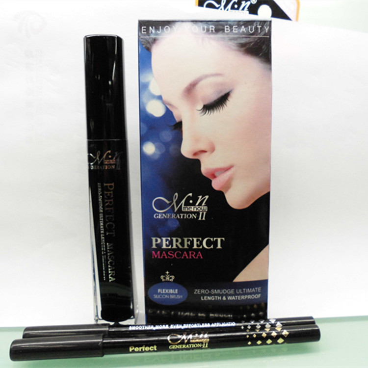 MN mascara waterproof and non-dizzy lengthen eyelashes mascara 70 beautiful eyelashes