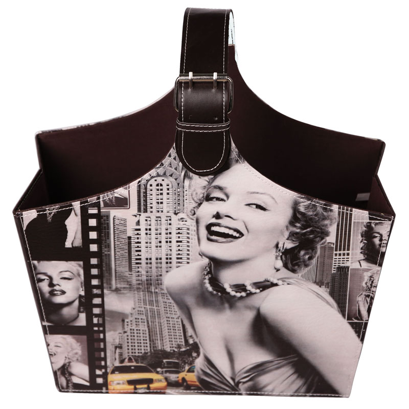 欧式可折叠收纳篮鲜花干花置物篮 礼品篮红酒袋 支持订制收纳篮