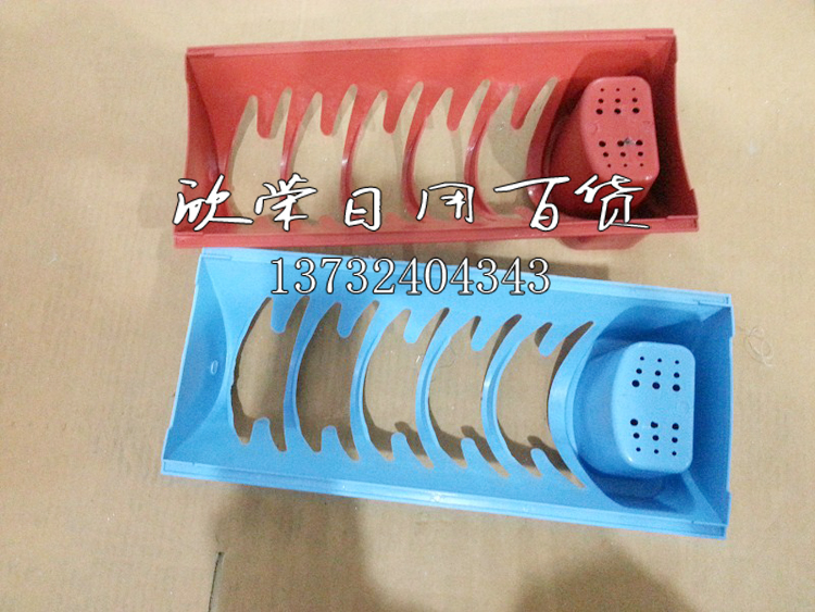 Plastic drip basket and bowl rack with chopsticks, leaky and draining basket, bowl and chopstick storage rack, kitchen storage rack