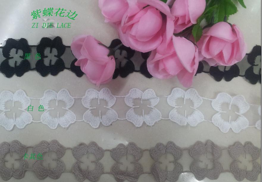 Four-petal cotton thread lace factory direct sales details Picture