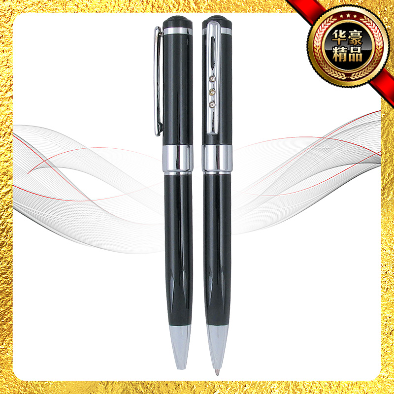 Metal gel pens, metal signature pens, metal ballpoint pens, high-end gift pens, Huahao brand Specification image