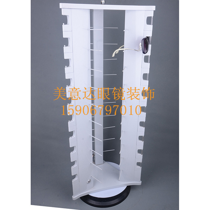30付带锁铝合金可旋转眼镜展示架A3029细节图