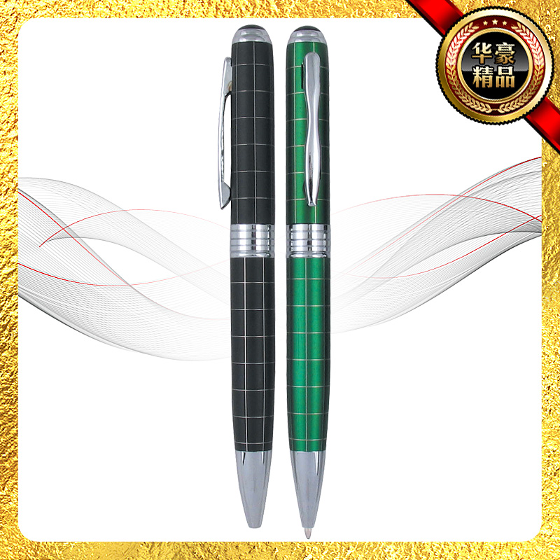 厂家供应旋转金属圆珠笔 宝珠笔 高档圆珠笔 定制展会金属笔笔