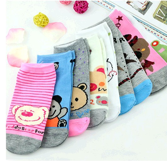 卡通袜可爱直筒短袜/棉袜/卡通袜