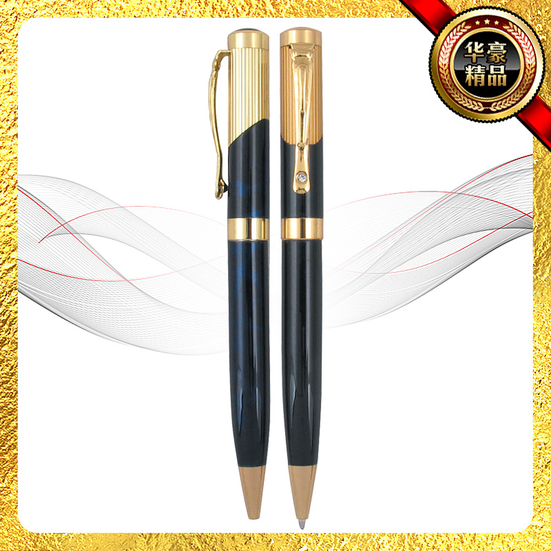 Huahao Metal Ballpoint Pen, Metal pen, Metal Press Ballpoint pen, Metal Ballpoint pen, Rotary gift pen Specification image