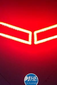 日行灯通用 超亮新款导光U型COB汽车改装大功率LED日间行产品图