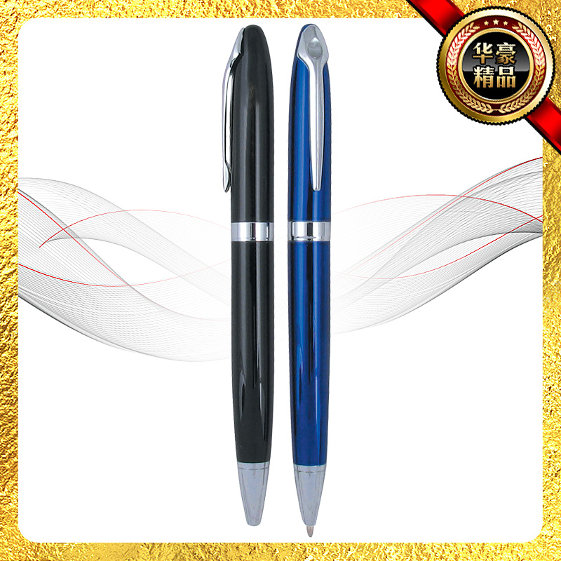 Metal ballpoint pen, metal gift pen, rotating metal ballpoint pen, pressing ballpoint pen, advertising gift pen
