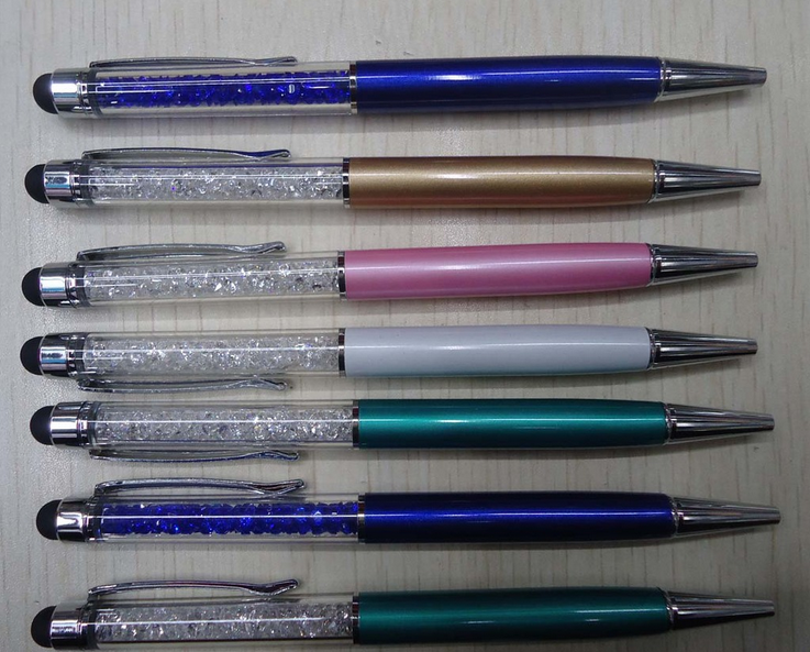 Rhinestone capacitive ballpoint pen crystal pen capacitive touch pen advertising pen