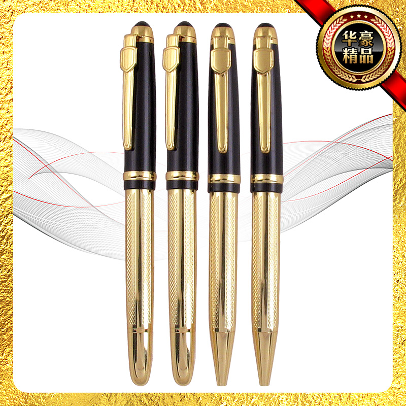 精美金属旋动圆珠笔 时尚精美宝珠笔 金属圆珠笔秒杀产品图