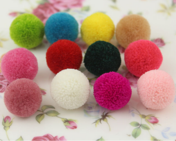 涤纶开司米杨梅球圆球毛毛球厂家直销质量保证