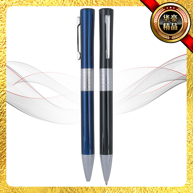 Huahao Stationery Advertising Metal Pens, metal Ballpoint pens, metal pens, ballpoint pens, high-end gift pens