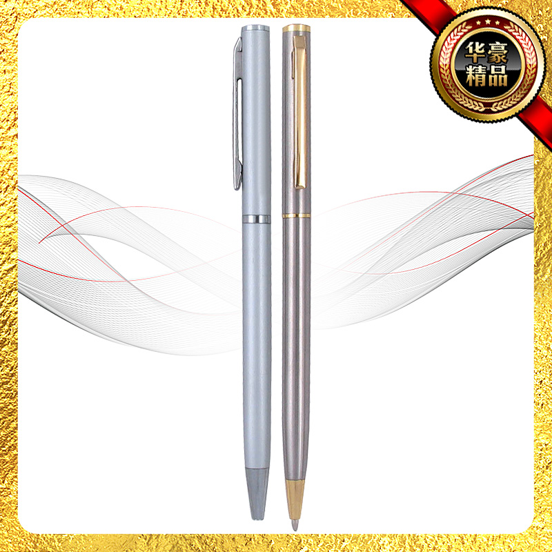 New specials high-grade metal ballpoint pen Hotel advertising pen high-grade rotating metal ballpoint pen thumbnail