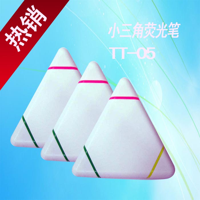 Small triangle highlighters TT-05 tricolor highlighters are hot sellers