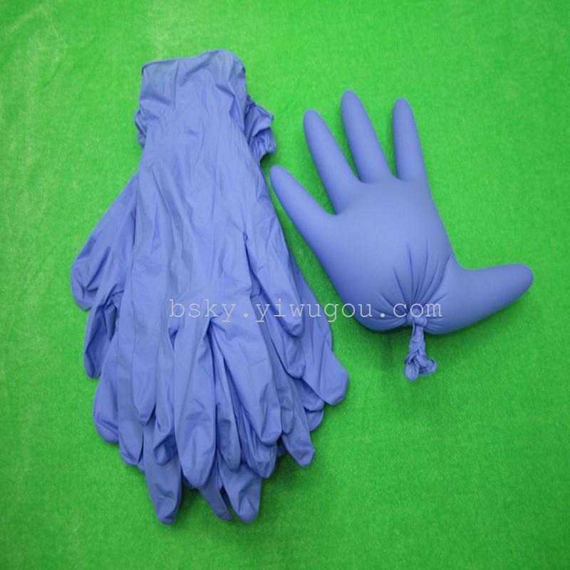 一次性手套蓝、紫丁青手套.工业手套防静电劳保手套厂家直销产品图