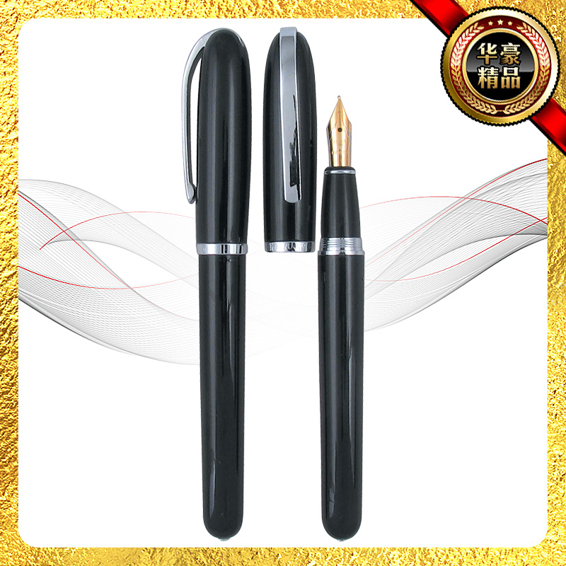 Metal all-steel signature pens, gift signature pens, all-steel ballpoint pens, metal pens, ballpoint pens details Picture
