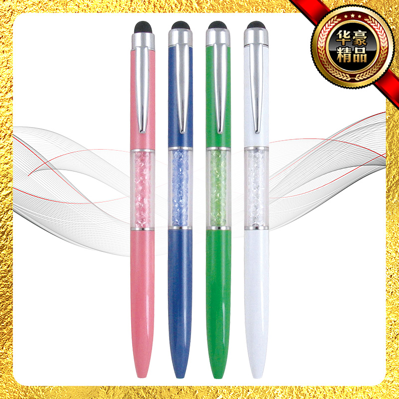 Rhinestone pen Rhinestone ballpoint pen Crystal metal pen Crystal touch screen pen Gem ballpoint pen manufacturer direct sales