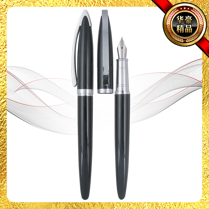 Metal all-steel signature pens, gift signature pens, all-steel ballpoint pens, metal pens, ballpoint pens Specification image