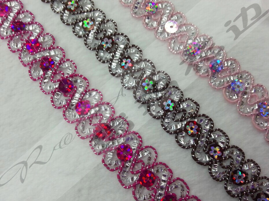 Decorative band auxiliary material lace polyester lace details Picture