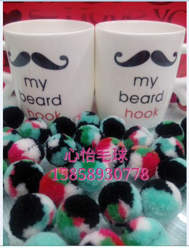 人造毛球/杨梅球/毛毛球高弹球5㎝/樱桃毛球/假毛人造毛产品图